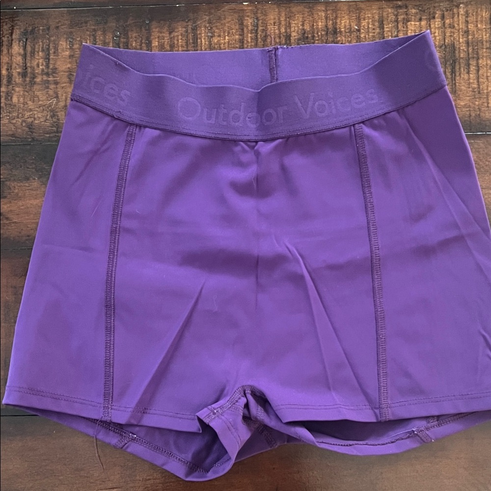 Outdoor Voices Women's Bold Purple Athletic Shorts